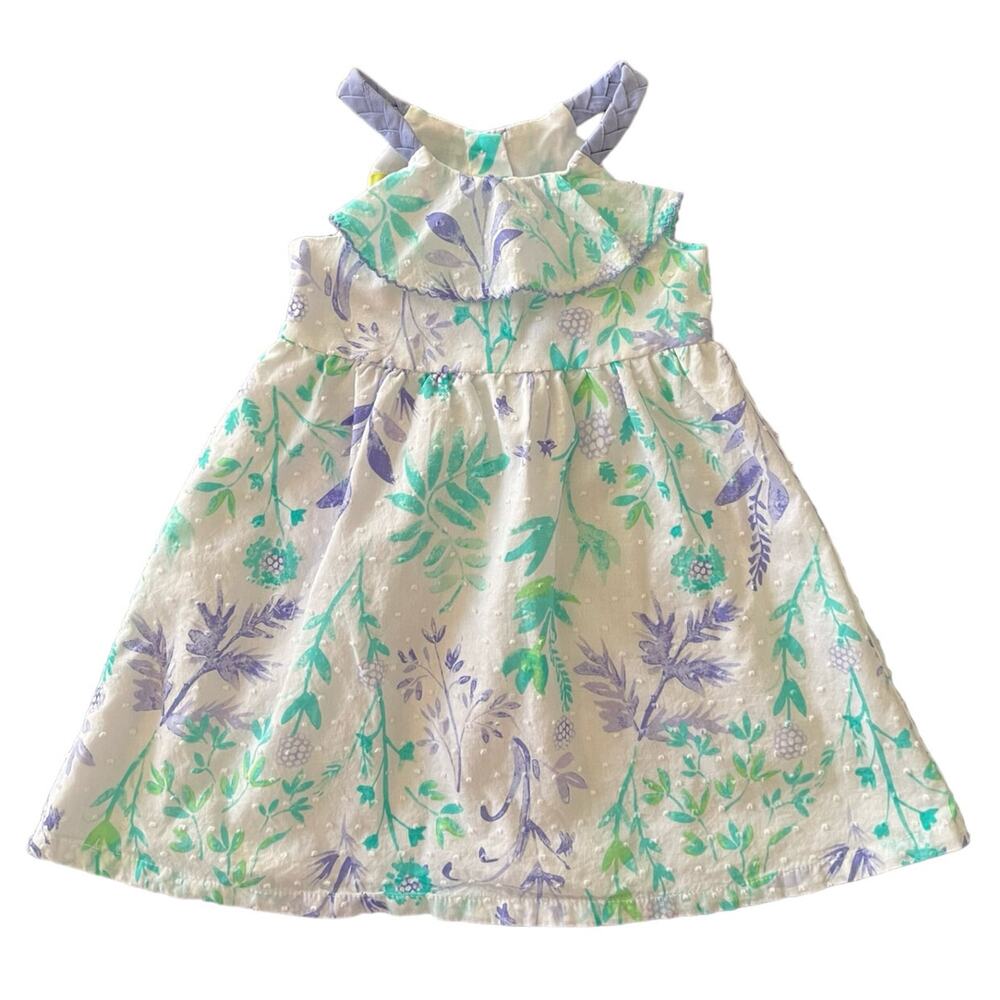 Penelope Mack VGUC Textured Pastel Floral Dress
